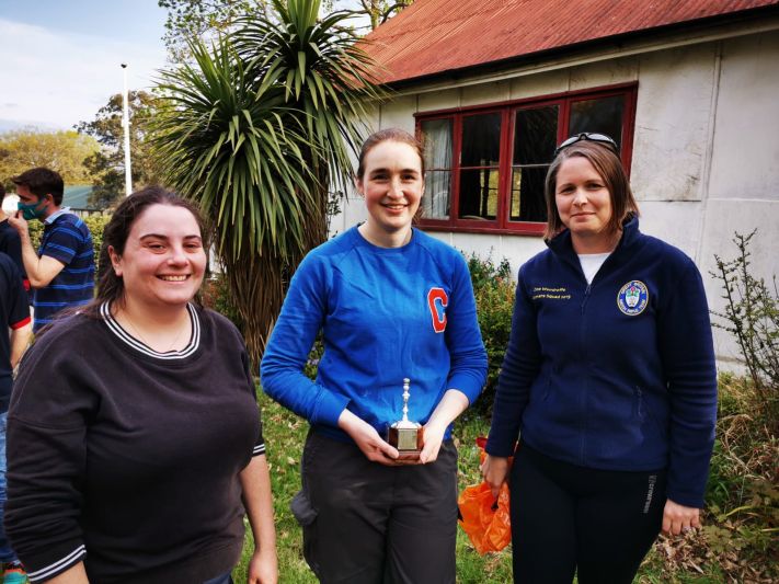 The top 3 in the Ladies' Trophy